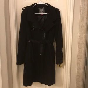 Vince Camino military  asymmetrical coat